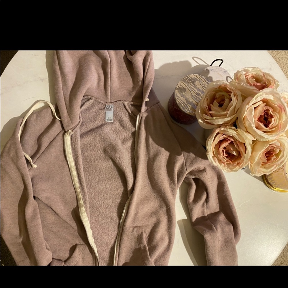 Adrian Eco-Fleece Zip Hoodie - Pale Violet